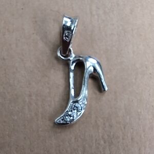 Sterling Silver High Heel Pendant